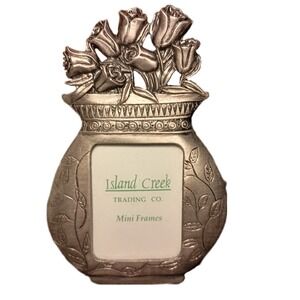 Island Creek Trading Co. Mini Pewter‎ Frame NWOT SKUH116